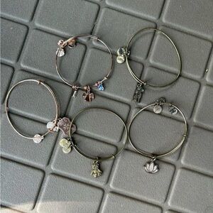 Alex and Ani Gold and Silver Charm Bracelets